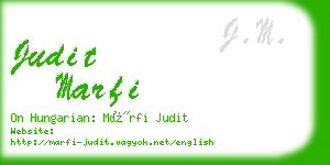 judit marfi business card